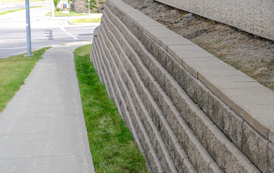 Retaining Wall Installation (1)