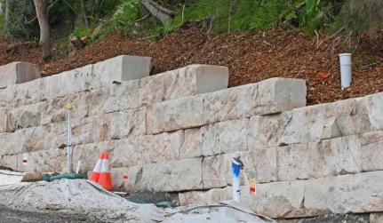 Retaining Wall Installation